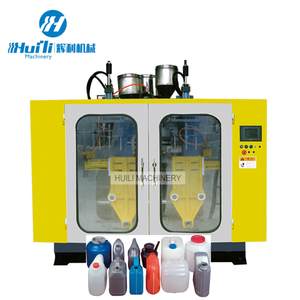 Double station extrusion blow molding machine