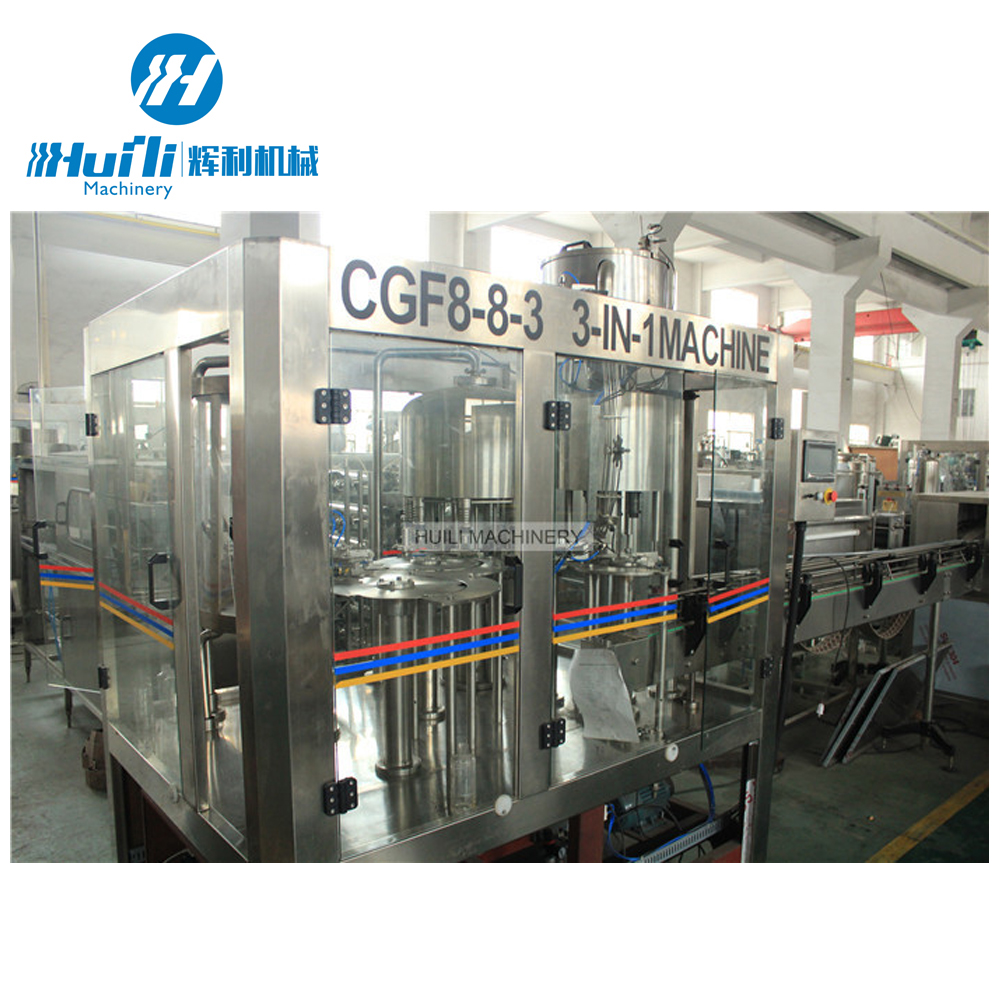 Glass Bottle Mineral Water Filling Machine Huili bottling plant