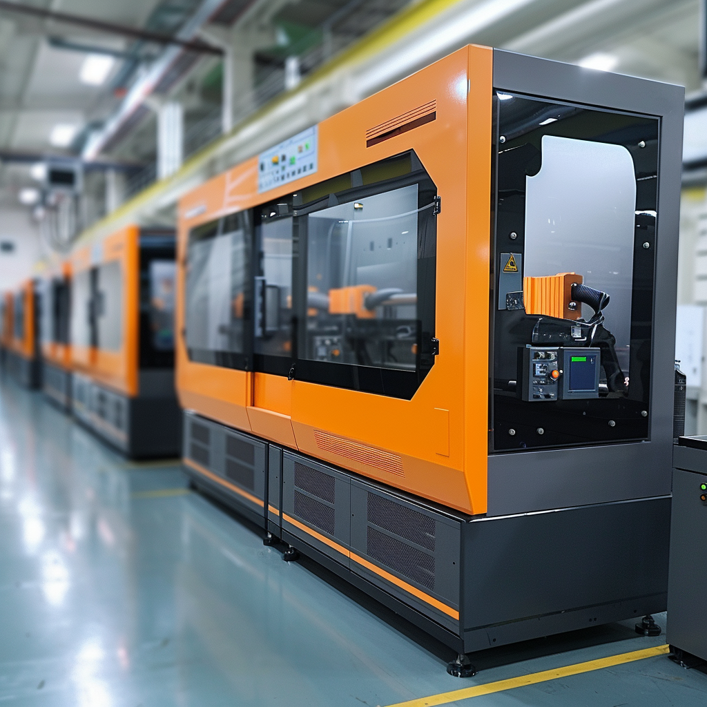 Injection molding machines in Electronics Industry