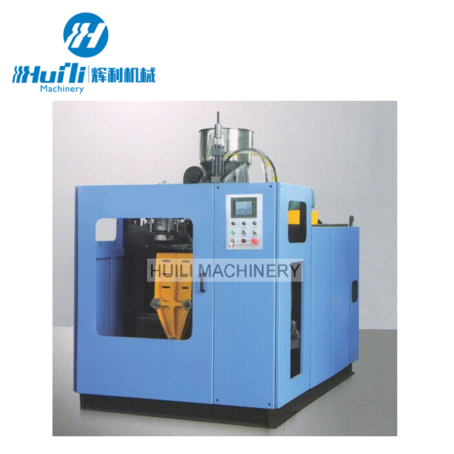 Single station extrusion blow molding machine