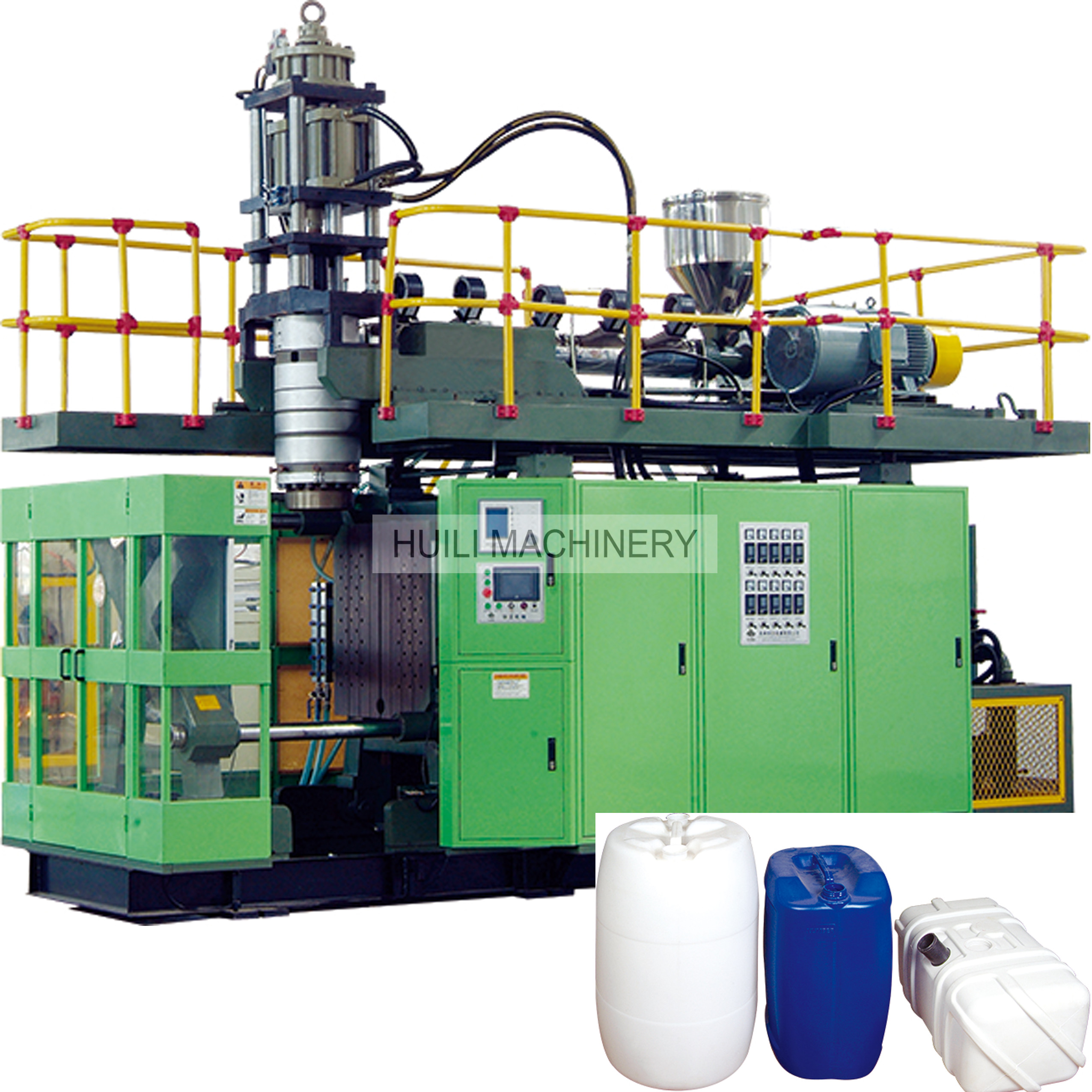 Full Automatic Extrusion Blow Machine For 10 -30liter Big Drum And Bottles Mould Blowing Machine